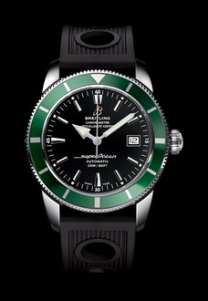 green breitling watch