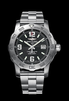 black dial breitling watch