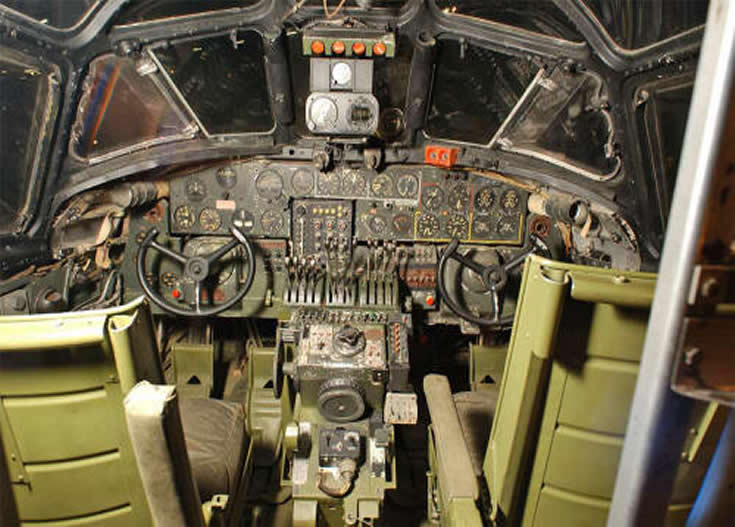 Boeing B-24 Cockpit Photo