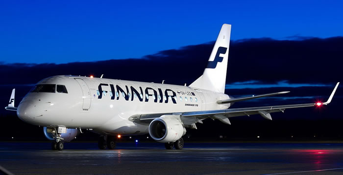 FINNAIR embraer erj-170 jet