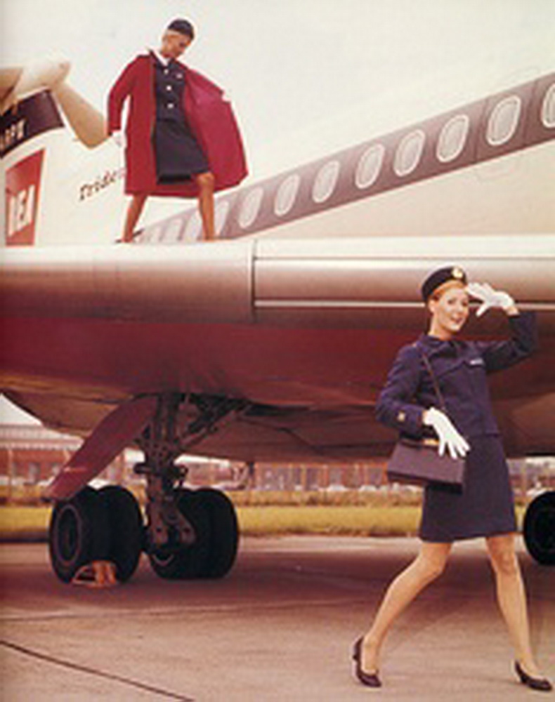 flight attendants from bea airlines british