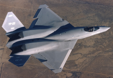 US Air Force YF-23 Experimental Fighter Jet