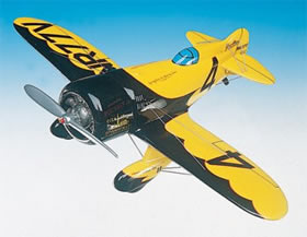 gee bee yellow model aircraft
