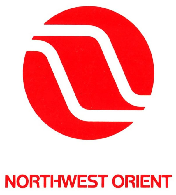 northwest orient airlines vintage logo