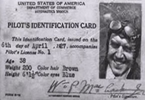 pilots identification card