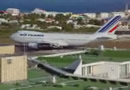 air france boeing 747 depart st maarten SXM