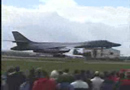 b-1b during takeoff