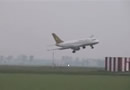 Airbus a319 super hard landing on runway video