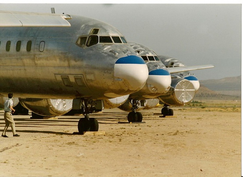DC8 -73 at Mojave